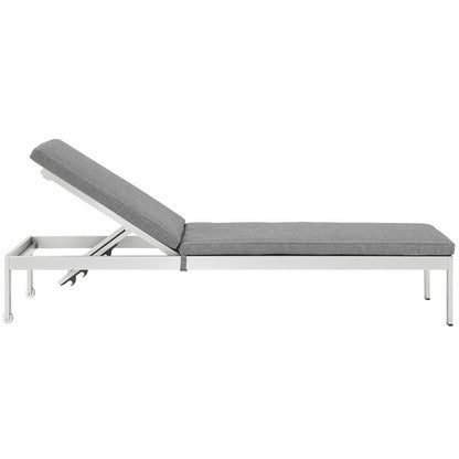 home office desk chairs | CasaFoyer Shore Outdoor Patio Chaise Lounge Chair | Sleek & Durable Aluminum Frame | Clear Wheels for Mobility | Non-Marking Foot Caps | Stylish & Timeless Design | casafoyer.myshopify.com