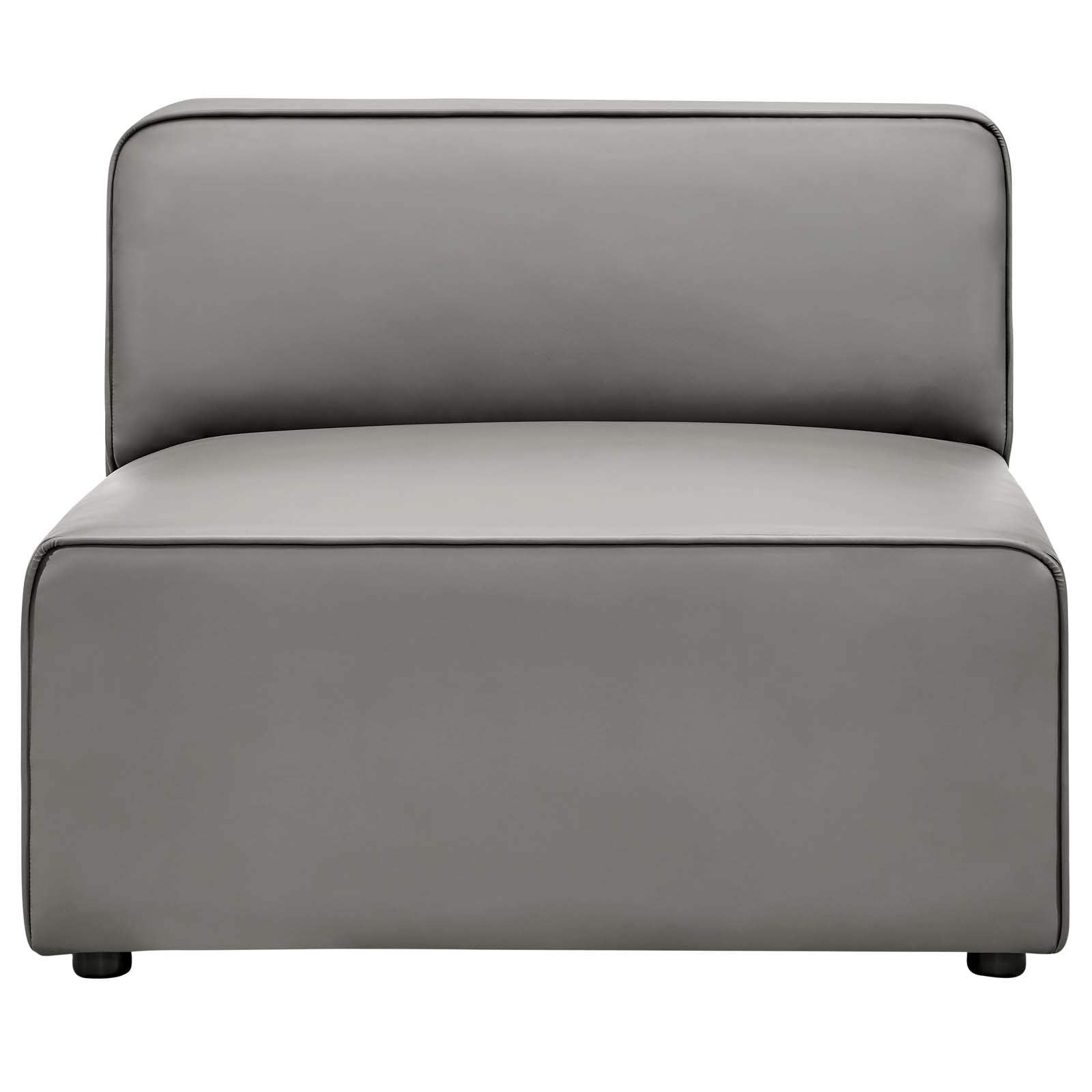 sofas | CasaFoyer Mingle Vegan Leather Armless Chair | Ultimate Comfort & Style | Spacious & Visually Appealing | Dense Foam Padding | Adjustable & Versatile | Luxurious Vegan Leather Upholstery | Sturdy Legs | Perfect for Modern Decor | Modular Seating | casafoyer.myshopify.com