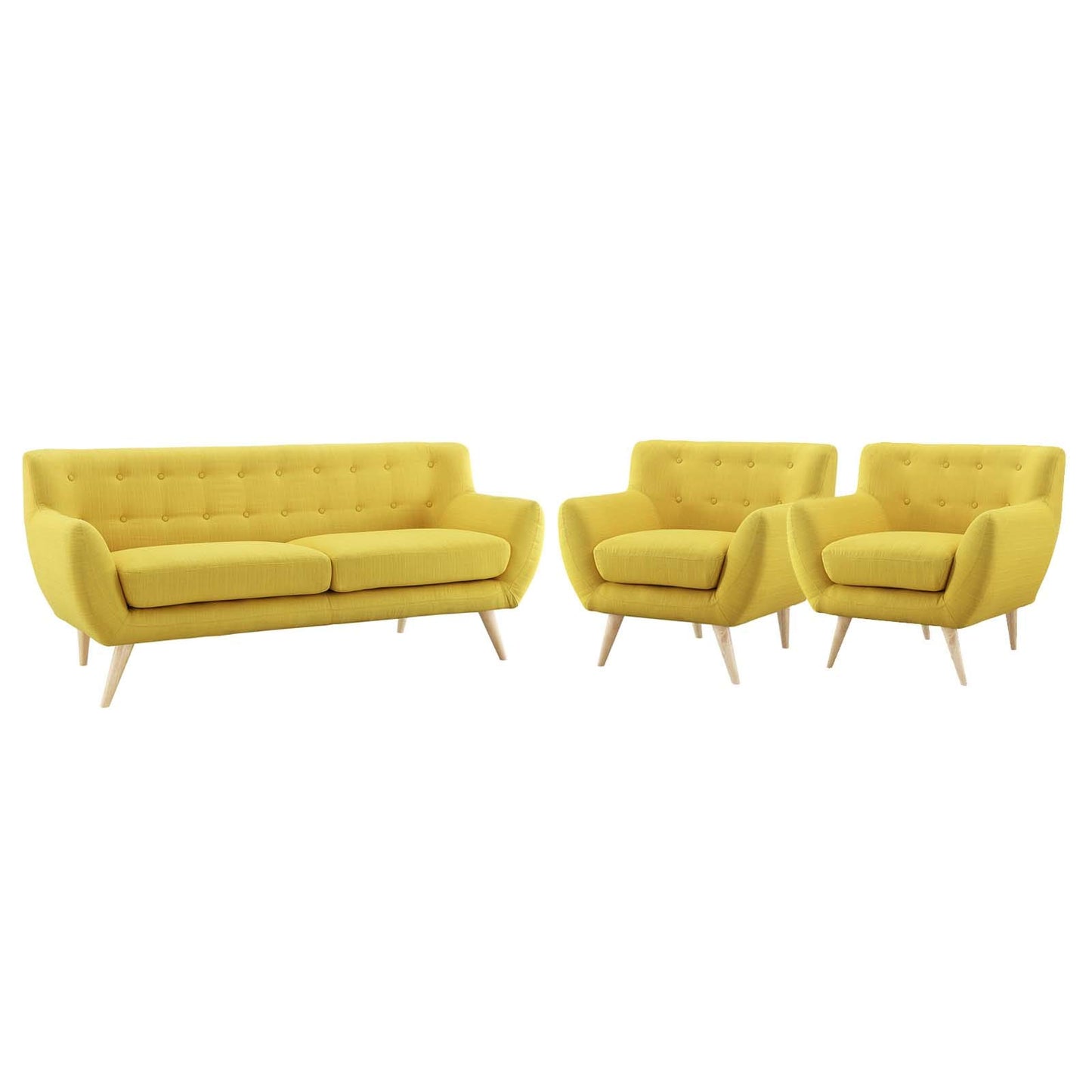 kitchen and dining room sets | CasaFoyer Luxurious & Cozy Living Room Set | Plush Dual Cushion Design | Organic Shape | Mid-Century Inspired | Polyester Upholstery | Sturdy Wood Legs | Elegant Stitched Back Seat Buttons | Modern & Stylish | Perfect for Cozy Coffee & Conversations | casafoyer.myshopify.com