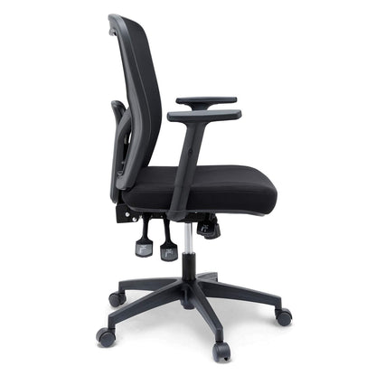 home office desk chairs | CasaFoyer Define Mesh Office Desk Chair | Spacious & Breathable Back | Durable Fabric Upholstery | Adjustable Armrests & Height | Stable Nylon Base | 360 Swivel & Dual-Wheel Casters | 331 lbs Weight Capacity | Black | casafoyer.myshopify.com