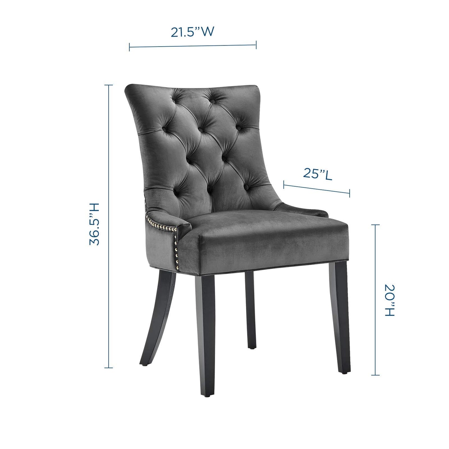 home office desk chairs | CasaFoyer Regent Tufted Button Upholstered Performance Velvet Dining Chair | Set of 2 | Mint | Stain-Resistant | Foam Padded | 500 lbs Capacity | casafoyer.myshopify.com