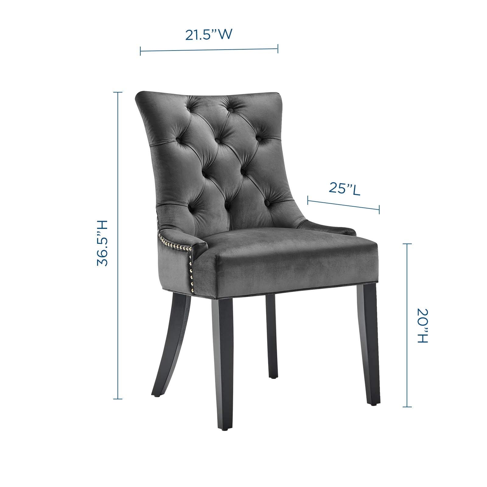 home office desk chairs | CasaFoyer Regent Tufted Button Upholstered Performance Velvet Dining Chair | Set of 2 | Mint | Stain-Resistant | Foam Padded | 500 lbs Capacity | casafoyer.myshopify.com