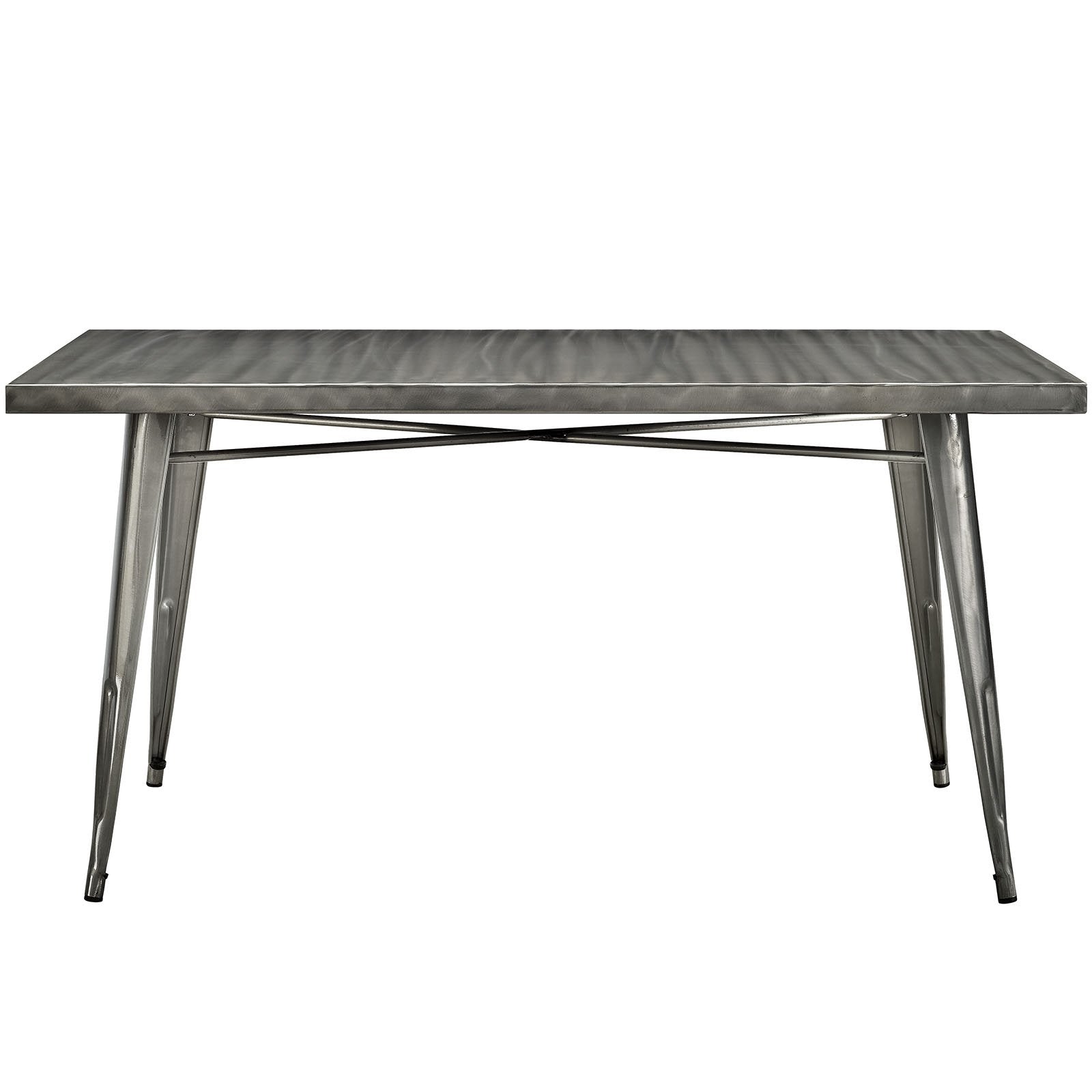 patio dining tables | CasaFoyer Alacrity Industrial Square Dining Table | Gunmetal Grey Steel Legs | Sleek & Modern Design | Perfect for Eclectic Interiors | Easy to Assemble & Built to Last | Ideal for Urban or Rustic Farmhouse Dwellings | casafoyer.myshopify.com