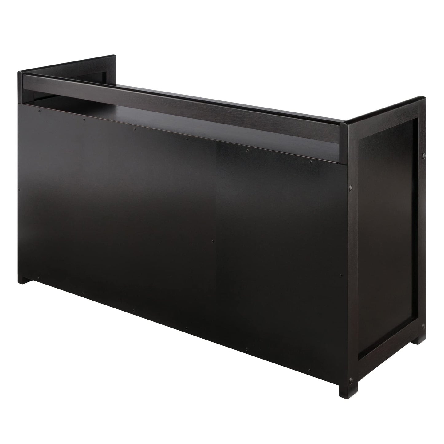 BENCH | Ergode  Wood Addison Entryway Storage Bench | Espresso | 3 Cubby Openings | Panel Dividers | Solid Wood & Composite | Easy Assembly | 37.4W x 13.3D x 20.8H | casafoyer.myshopify.com