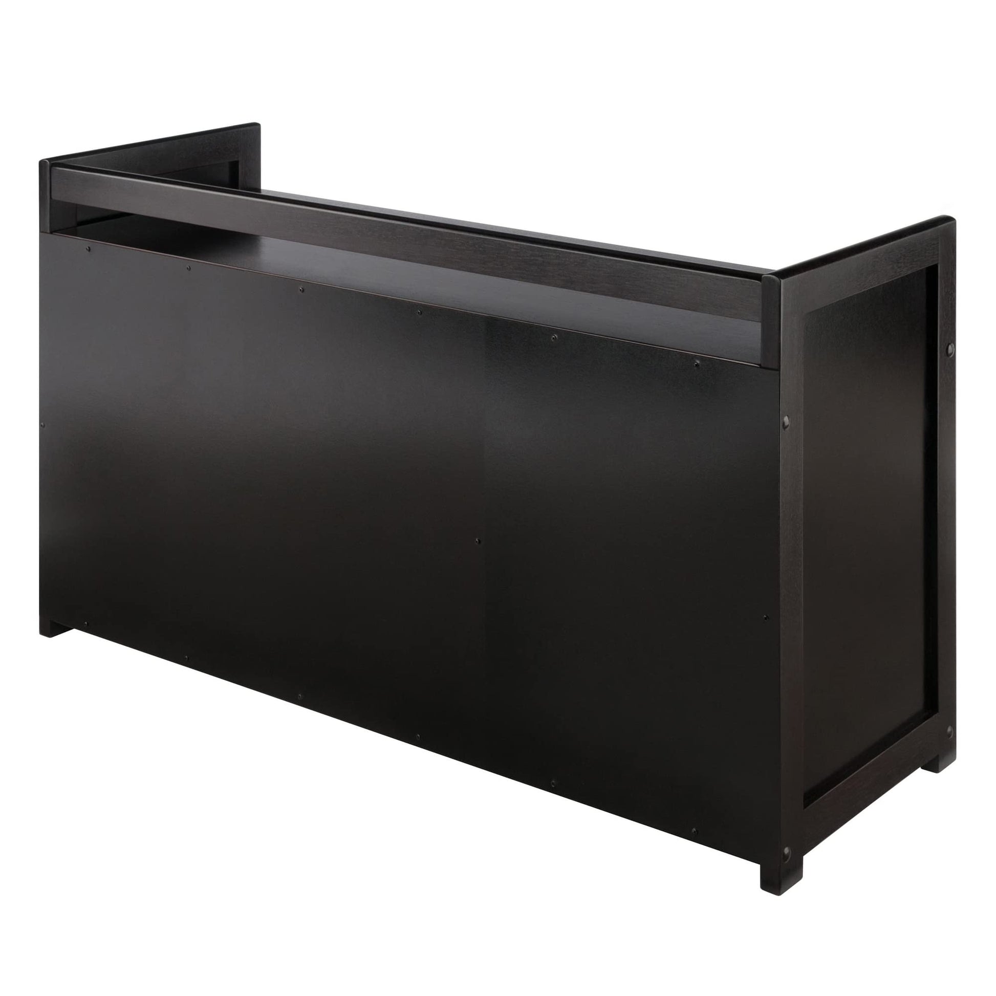 BENCH | Ergode  Wood Addison Entryway Storage Bench | Espresso | 3 Cubby Openings | Panel Dividers | Solid Wood & Composite | Easy Assembly | 37.4W x 13.3D x 20.8H | casafoyer.myshopify.com