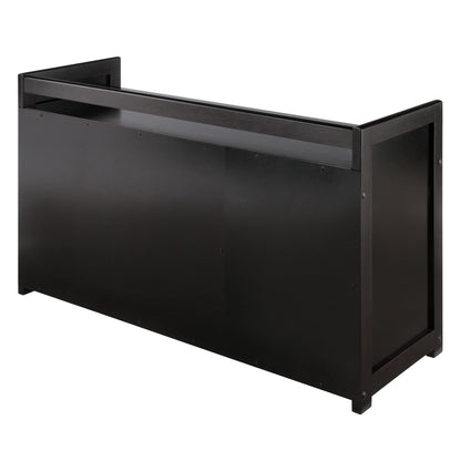 BENCH | Ergode  Wood Addison Entryway Storage Bench | Espresso | 3 Cubby Openings | Panel Dividers | Solid Wood & Composite | Easy Assembly | 37.4W x 13.3D x 20.8H | casafoyer.myshopify.com