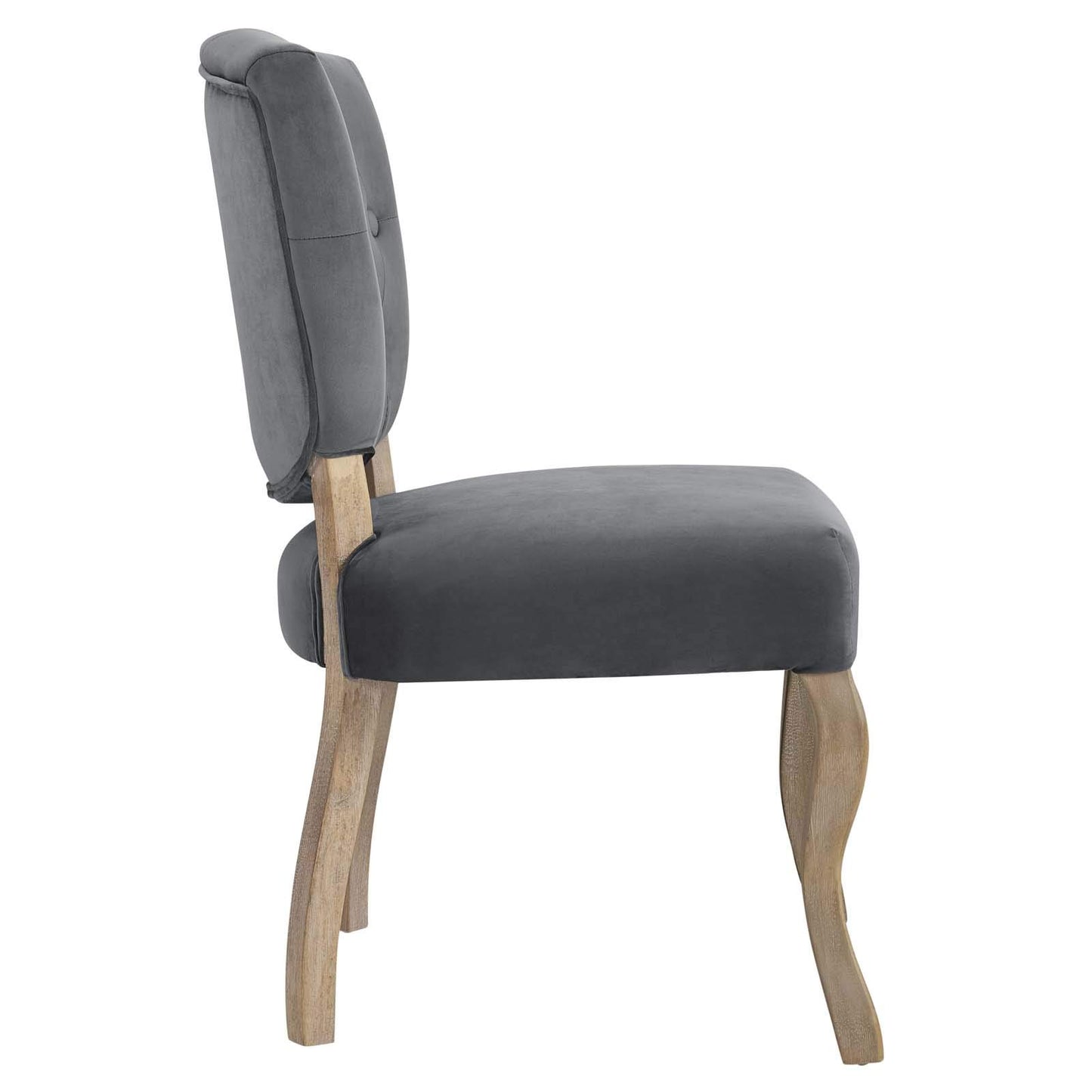 home office desk chairs | CasaFoyer Array Vintage French Dining Side Chair Set of 4 | Weathered Wood Legs | Button Tufted Shield Back | Velvet Upholstery | Non-Marking Foot Caps | Fully Assembled | casafoyer.myshopify.com