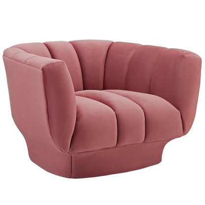 home office desk chairs | CasaFoyer Entertain Armchair Set of 2 | Vintage-Inspired | Plush Velvet | Tufted Design | 300 lbs Weight Capacity | Dusty Rose | casafoyer.myshopify.com
