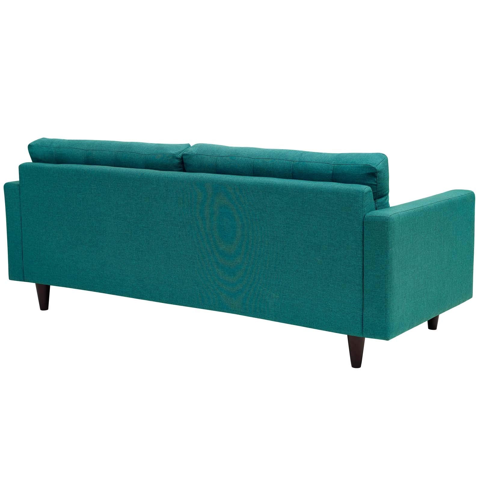 Sofa & chair Sets | Empress Upholstered Armchair & Sofa Set | Exquisite Design | Tufted Buttons | Luxurious Cushions | Teal | casafoyer.myshopify.com