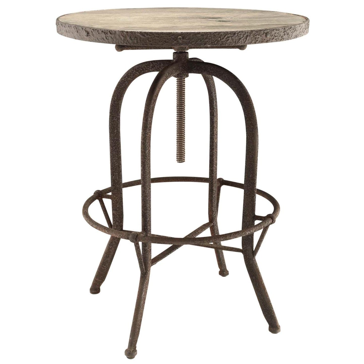 bar tables | Ergode Sylvan Industrial Modern Design Side Table | Solid Pine Wood Top | Cast Iron Frame | Rustic Cabin Aesthetics | Factory-Inspired Elements | Must-Have Addition | casafoyer.myshopify.com