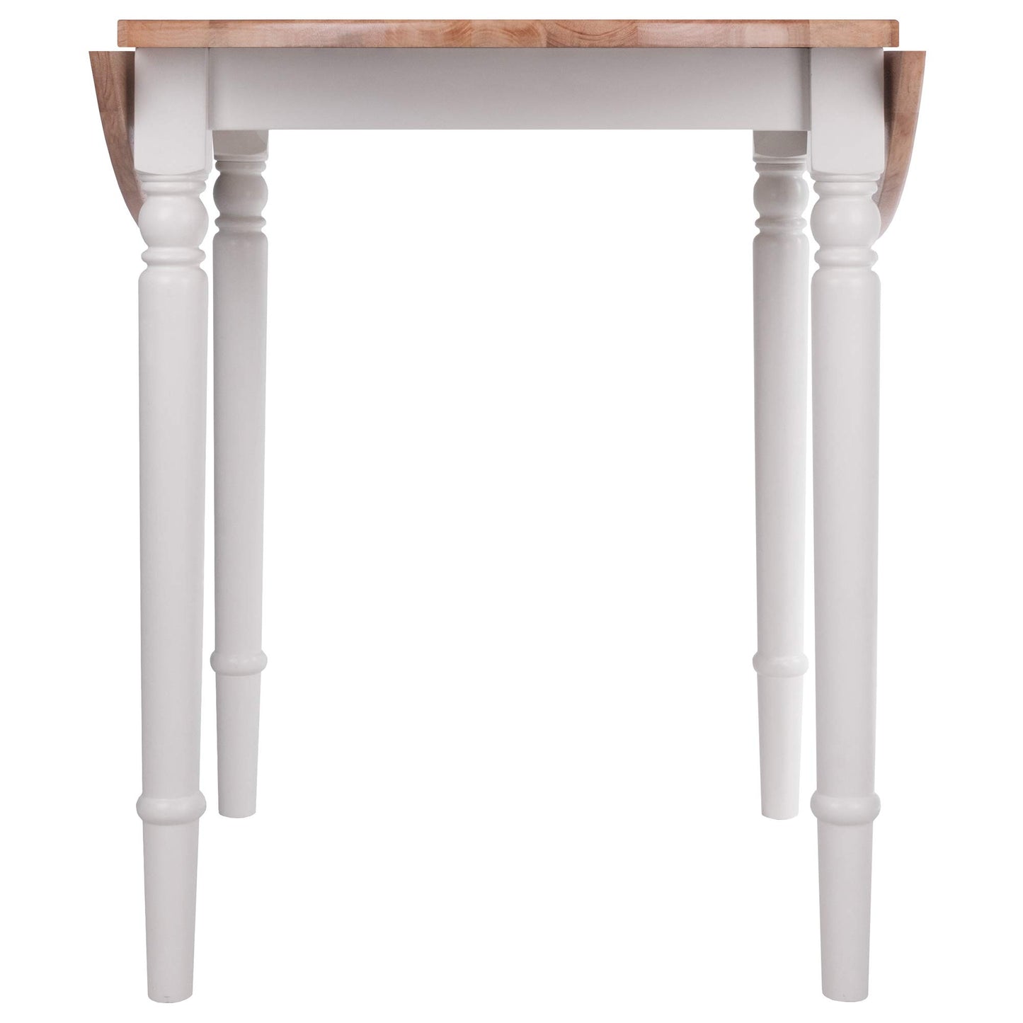 childrens table and chair sets | CasaFoyer  Wood Sorella 3-Piece Dining Set | Drop Leaf Table & 2 Chairs | White/Natural Finish | Solid Wood | Versatile & Compact | Easy Assembly | casafoyer.myshopify.com