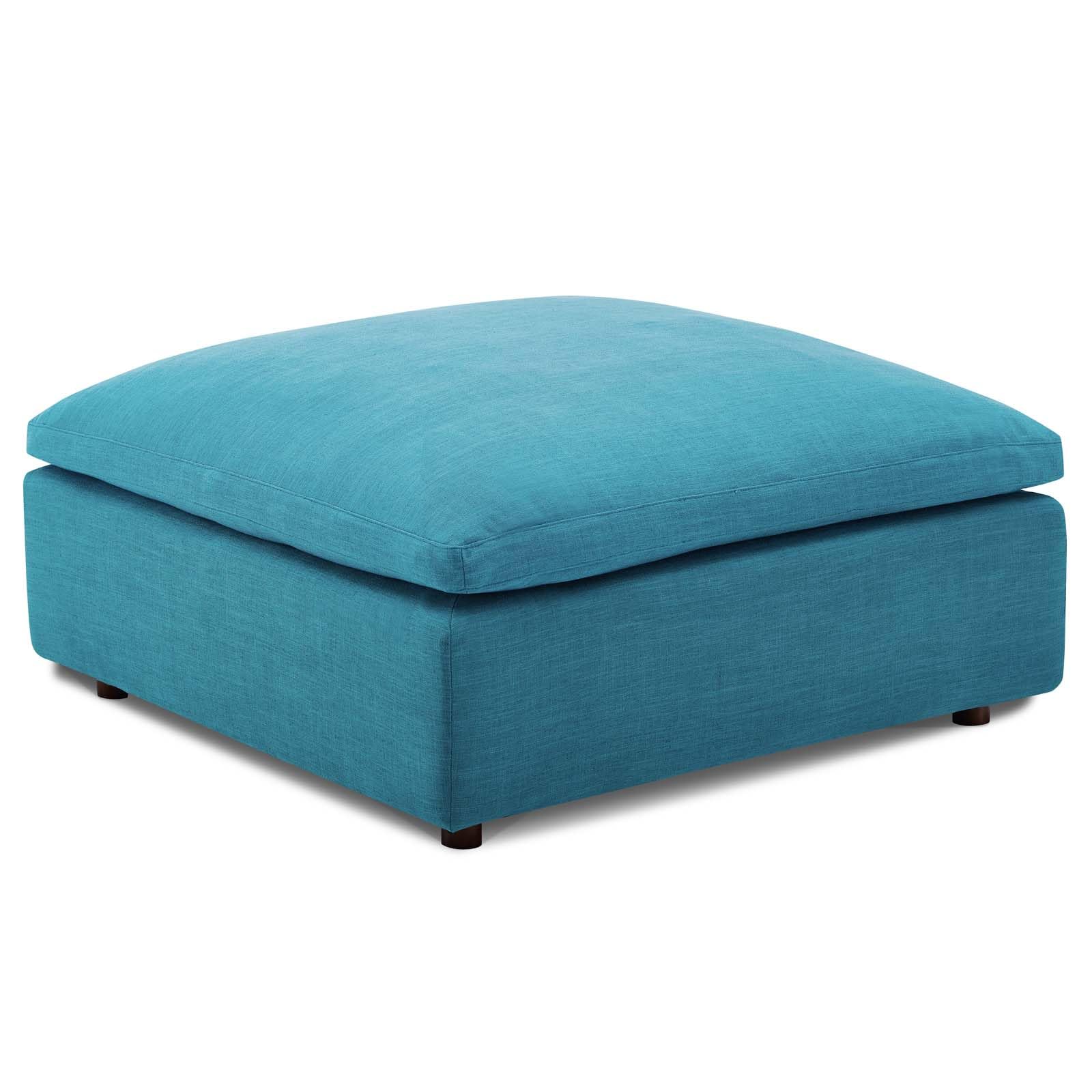 kitchen and dining room sets | CasaFoyer Commix Plush Comfort Sectional Sofa Set | Ultimate Relaxation for Modern Homes | Polyester & Linen Upholstery | Solid Wood Construction | Cotton & Down Cushions | Ottoman & Chairs Included | Teal | casafoyer.myshopify.com