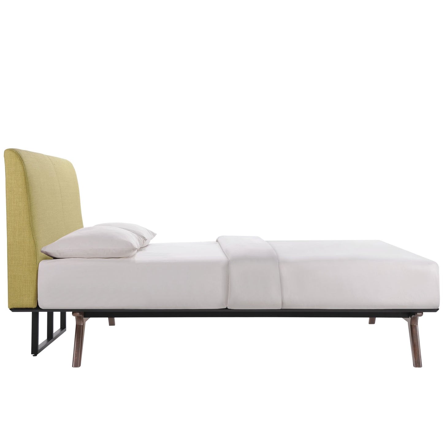 adjustable bed bases | CasaFoyer Tracy Queen Size Platform Bed | Durable MDF | Open Design | Toffee Brown Stained Frame | Foam Padded Headboard | Easy Assembly | Boxspring-Free Sleep | casafoyer.myshopify.com