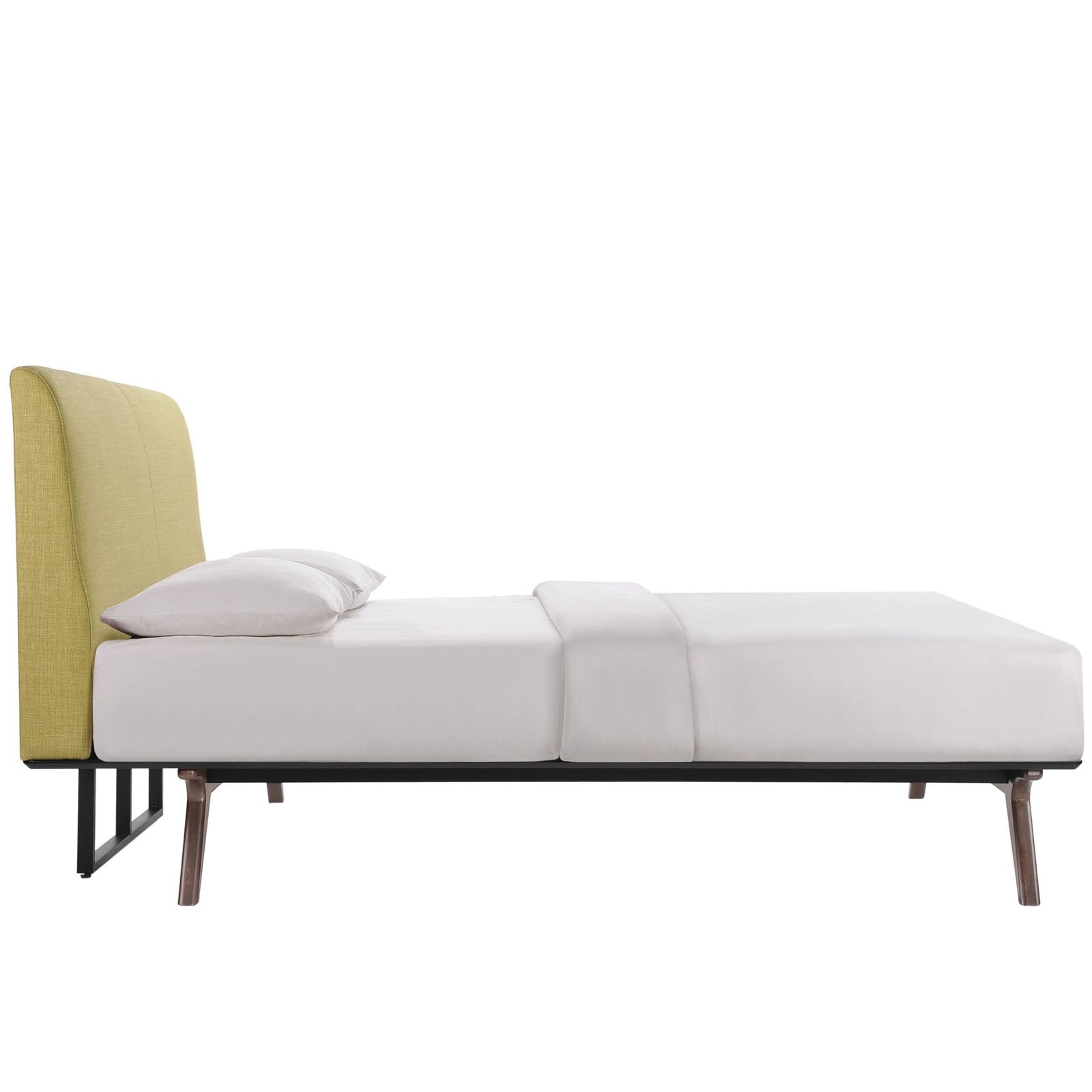 adjustable bed bases | CasaFoyer Tracy Queen Size Platform Bed | Durable MDF | Open Design | Toffee Brown Stained Frame | Foam Padded Headboard | Easy Assembly | Boxspring-Free Sleep | casafoyer.myshopify.com