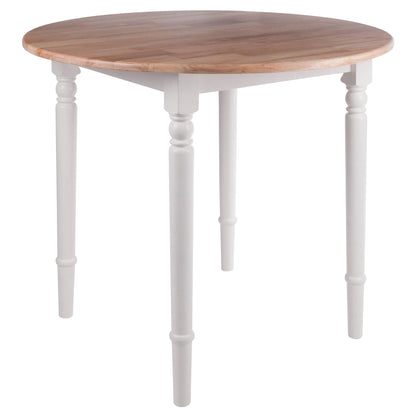 childrens table and chair sets | CasaFoyer  Wood Sorella 3-Piece Dining Set | Drop Leaf Table & 2 Chairs | White/Natural Finish | Solid Wood | Versatile & Compact | Easy Assembly | casafoyer.myshopify.com