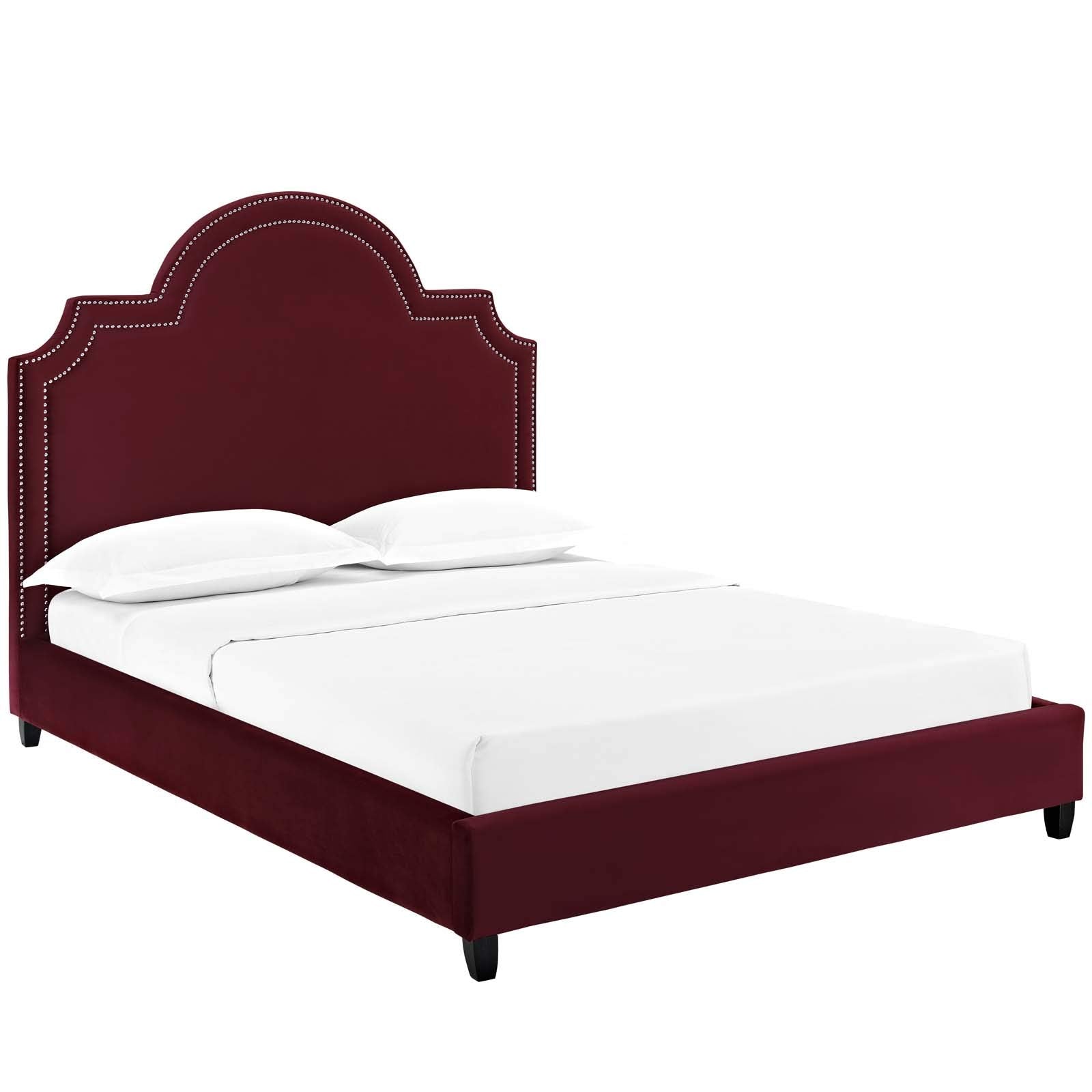 adjustable bed bases | CasaFoyer Primrose Queen Performance Velvet Platform Bed | Comfort & Style | Padded Headboard | Stain-Resistant Fabric | Modern Design | Wood Slat Support | 1322 lbs Capacity | Includes One Bed | casafoyer.myshopify.com