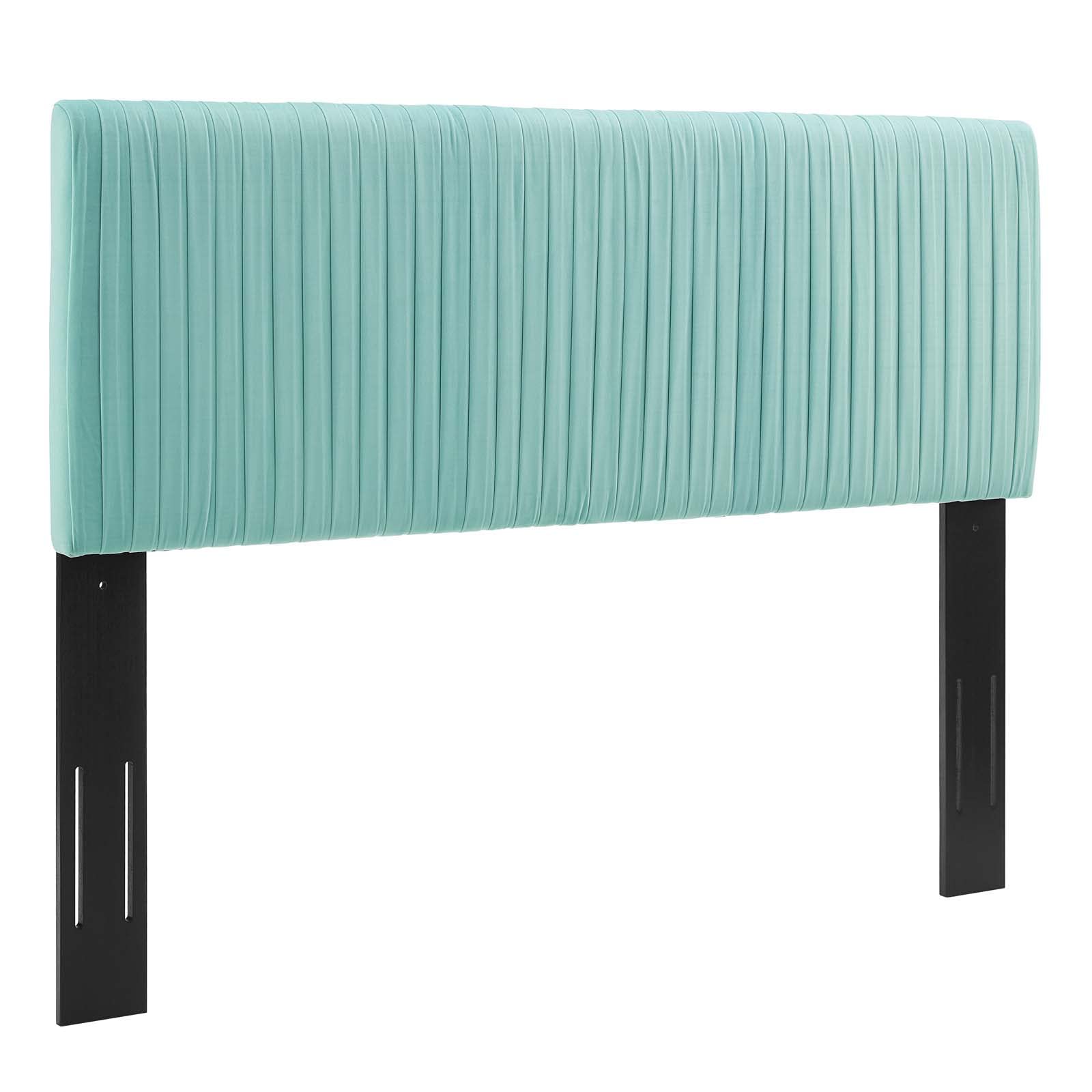 headboards | CasaFoyer Eloise Channel Tufted Performance Velvet King/California King Headboard | Vintage Modern Elegance | Opulent Velvet Texture | Height-Adjustable | Easy Assembly | casafoyer.myshopify.com