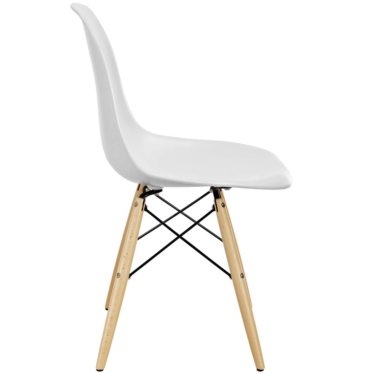 home office desk chairs | CasaFoyer Wood Pyramid Side Chair | Flexible Molded Plastic Chairs Set | Various Base Options | Indoor & Outdoor Use | Enhance Home Decor | casafoyer.myshopify.com