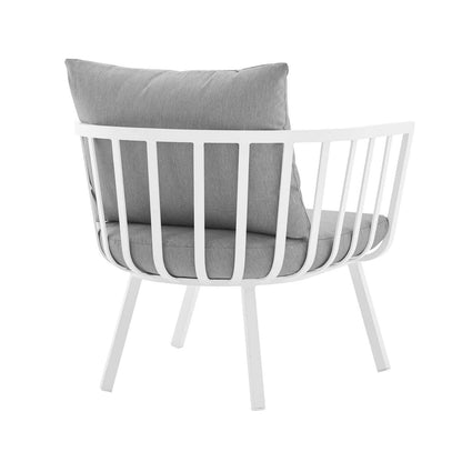 kitchen and dining room sets | CasaFoyer Riverside Outdoor Patio Aluminum Sofa Set | Coastal Design | UV-Resistant Cushions | Sturdy Frame | Scratch-Resistant Table | 5 Piece Set | casafoyer.myshopify.com