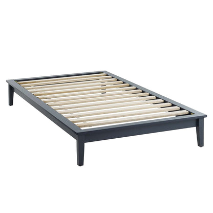 bed frames | CasaFoyer Lodge Twin Wood Platform Bed Frame | Rustic & Durable | Supports Memory Foam, Latex, Innerspring, Hybrid Mattresses | No Box Spring Needed | Versatile & Practical | 800 lb Weight Capacity | casafoyer.myshopify.com