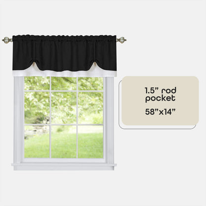 solar panels | CasaFoyer Darcy Kitchen Window Curtain Valance | Textured Polyester Fabric | 1.5 Rod Pocket | Easy Installation | Coordinate with Darcy Panel & Mat | casafoyer.myshopify.com