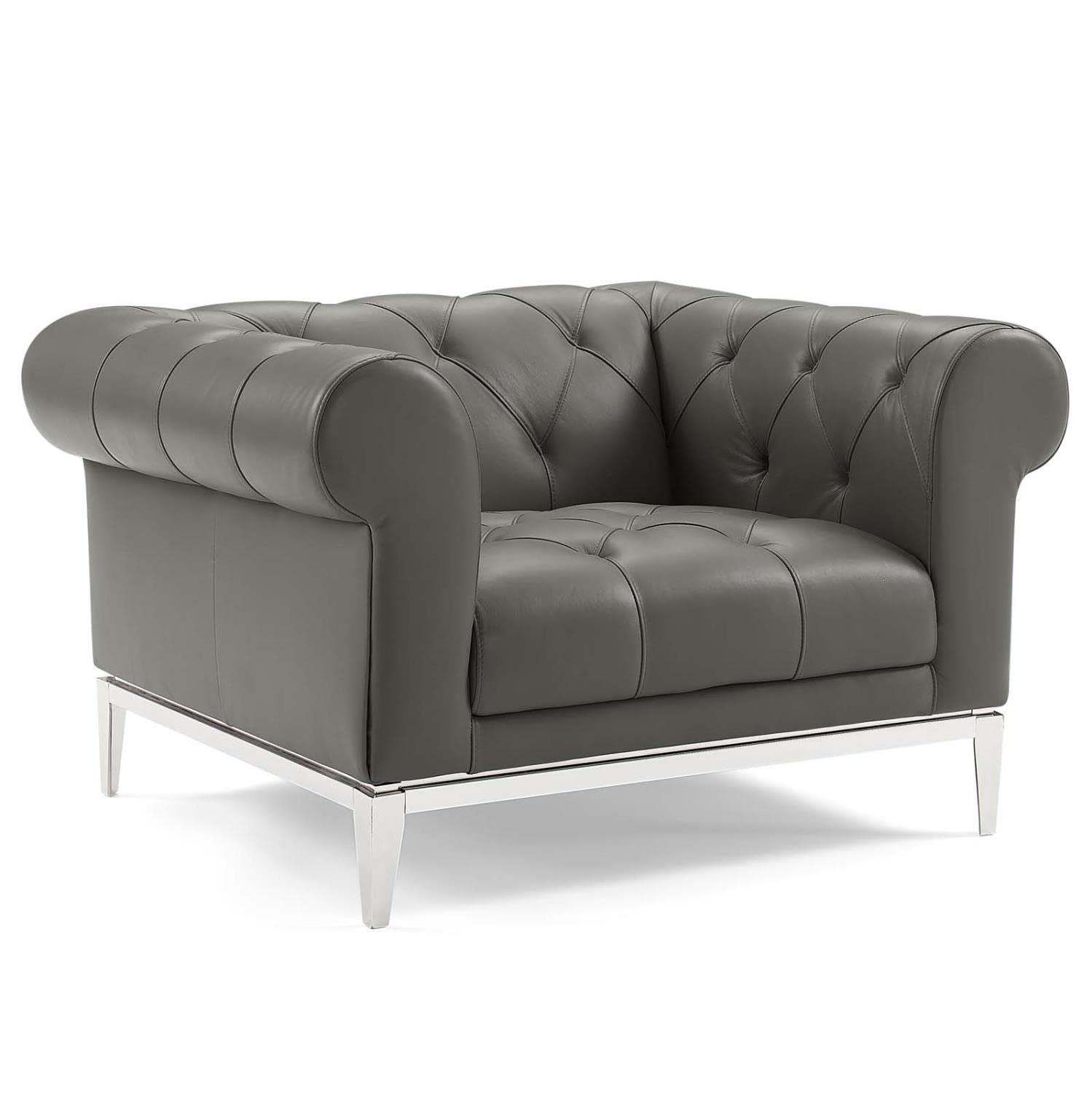 kitchen and dining room sets | CasaFoyer Idyll Leather Chesterfield Sofa & Armchair Set | Ultimate Luxury & Relaxation | Soft Leather Upholstery | Plush Seating | Sturdy Stainless Steel Frame | Vintage Design | casafoyer.myshopify.com