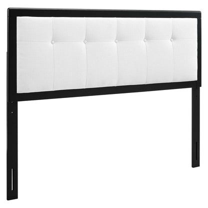 Bed | CasaFoyer Draper Tufted Wood Twin Headboard | Contemporary Charm | Vintage Accents | Natural Beauty | Compatible with Billie and Margo Bed Frames | High-Quality Materials | Personalized and Interchangeable Look | Easy Assembly | Black White | casafoyer.myshopify.com