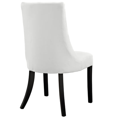 home office desk chairs | CasaFoyer Noblesse Dining Chair Set of 4 | Grandeur & Comfort | Faux Leather Checkerboard | Captivating Ambiance | White | casafoyer.myshopify.com