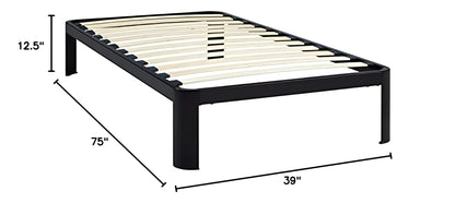 bed frames | CasaFoyer Corinne Bed Frame | Sleek Design | Durable Steel Frame | Slatted Wood Support | Holds up to 1300 lbs | Mattress Not Included | casafoyer.myshopify.com