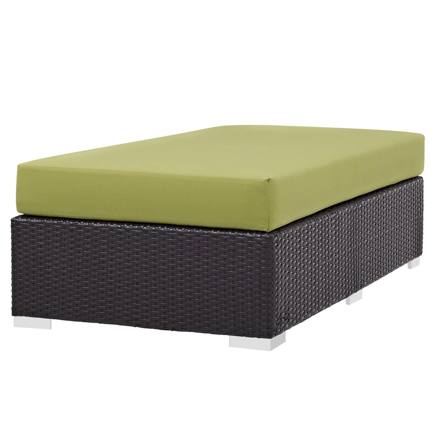 ottomans | CasaFoyer Convene Outdoor Sectional | Durable Rattan Ottoman | All-Weather Cushions | Elevate Your Outdoor Gatherings | casafoyer.myshopify.com