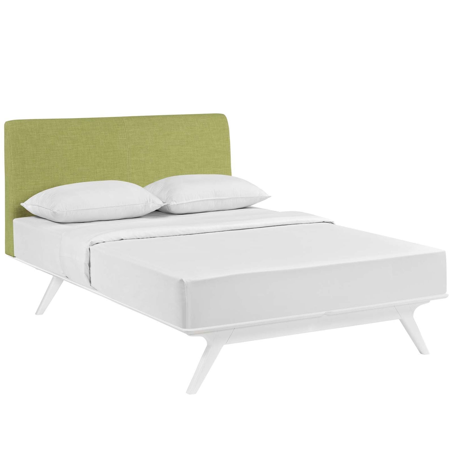 adjustable bed bases | CasaFoyer Tracy Queen Size Platform Bed | Durable MDF | Open Design | Foam Padded Headboard | Easy-to-Maintain White Finish | Assembly Required | casafoyer.myshopify.com