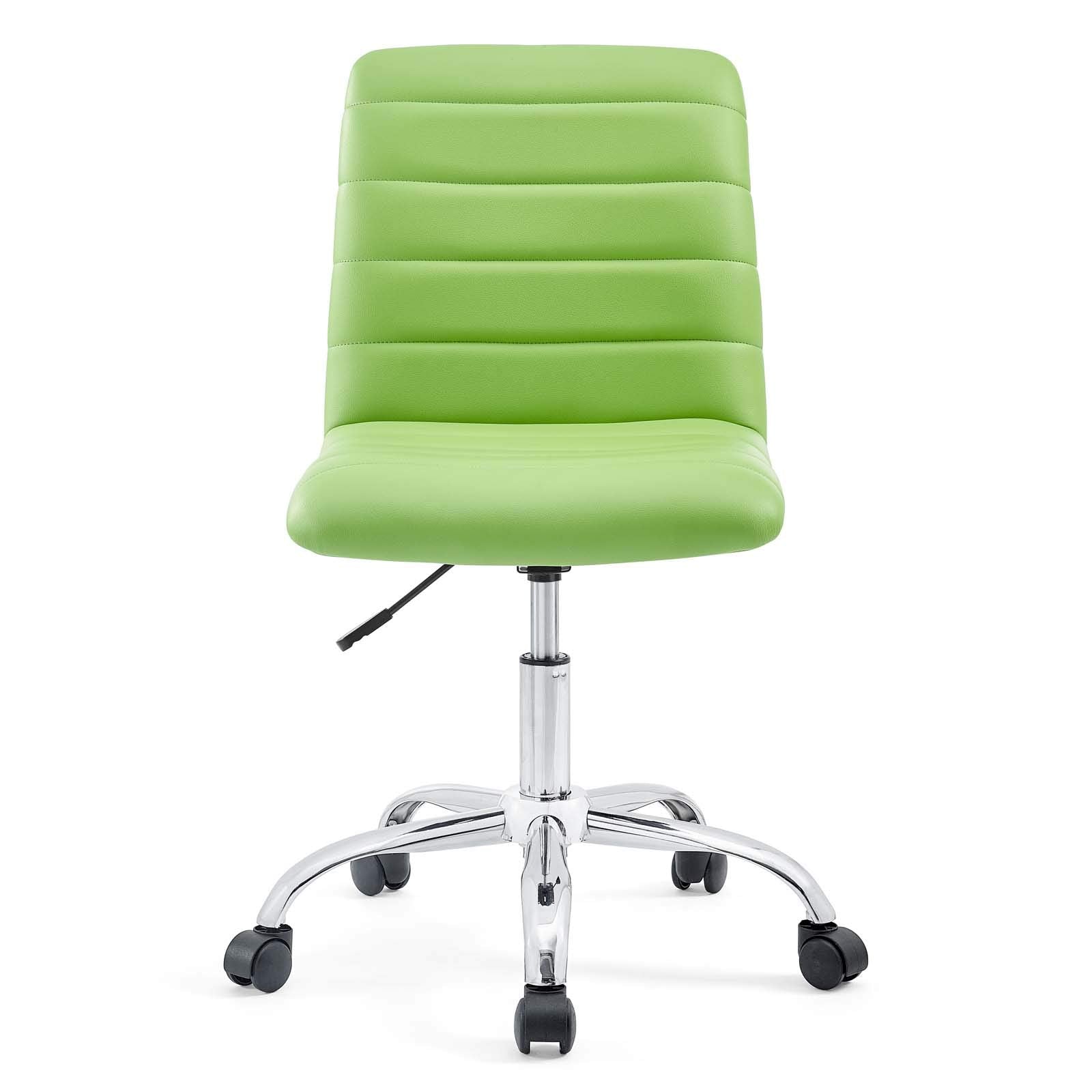 home office desk chairs | CasaFoyer Ripple Mid Back Office Chair | Resilient Design | Adjustable Height | Chrome Frame | Dual-Wheel Casters | Ideal for Conference Rooms & Workstations | casafoyer.myshopify.com