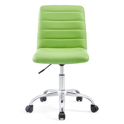 home office desk chairs | CasaFoyer Ripple Mid Back Office Chair | Resilient Design | Adjustable Height | Chrome Frame | Dual-Wheel Casters | Ideal for Conference Rooms & Workstations | casafoyer.myshopify.com