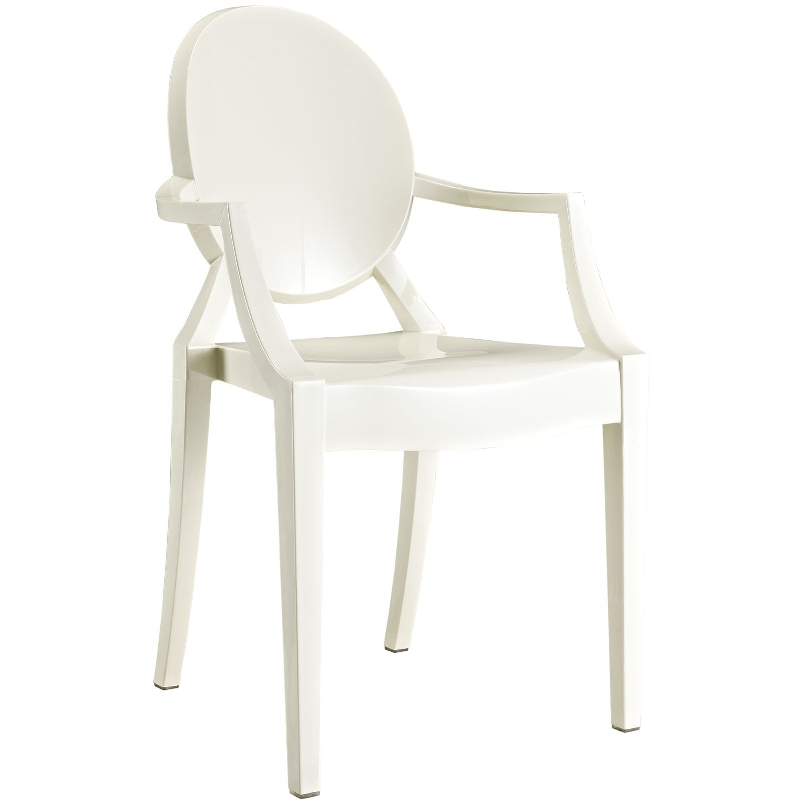 Chair | Casper Chair | Artistic & Elegant Dining Armchair - Indoor & Outdoor | White | casafoyer.myshopify.com