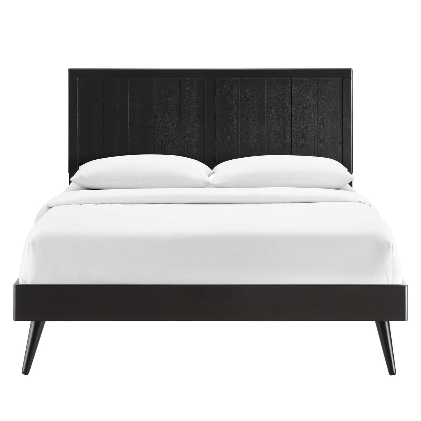 adjustable bed bases | CasaFoyer Alana Wood Twin Platform Bed | Retro Charm | Durable Construction | No Box Spring Needed | Easy Assembly | Black | casafoyer.myshopify.com