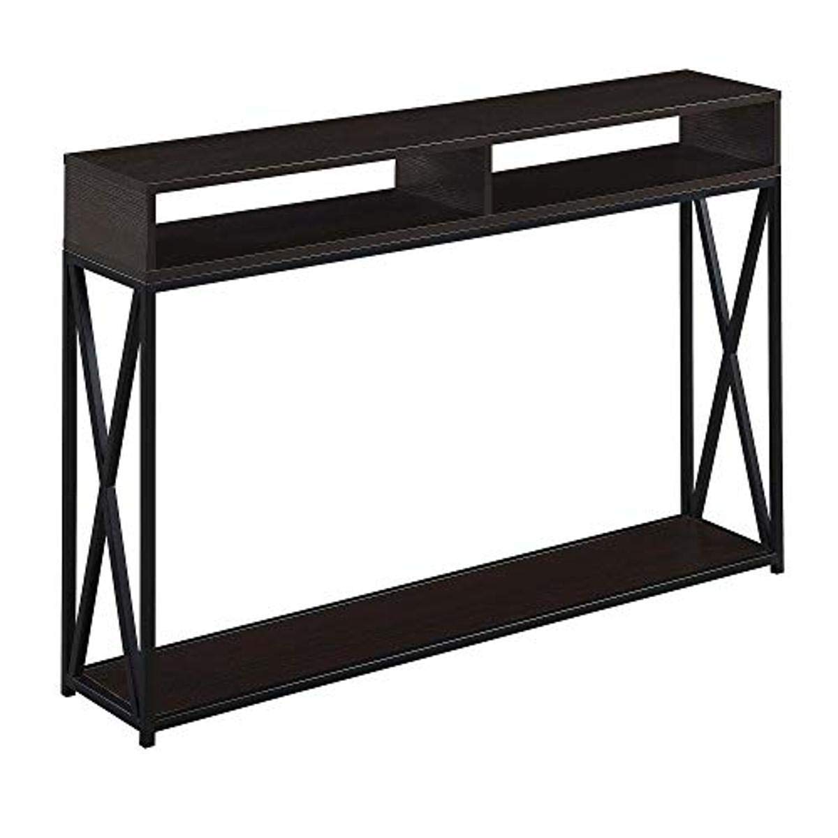 TABLE | Ergode Tucson Deluxe Console Table with Shelf | Stylish & Functional Home Decor | Ample Storage | Durable Metal Frame | casafoyer.myshopify.com