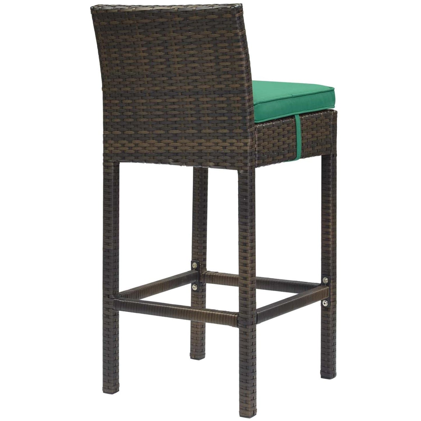 home office desk chairs | CasaFoyer Conduit Outdoor Patio Bar Stool | Stylish & Durable Wicker Rattan Design | Weather Resistant | Comfortable Cushion | Perfect for Outdoor Dining & Entertaining | casafoyer.myshopify.com