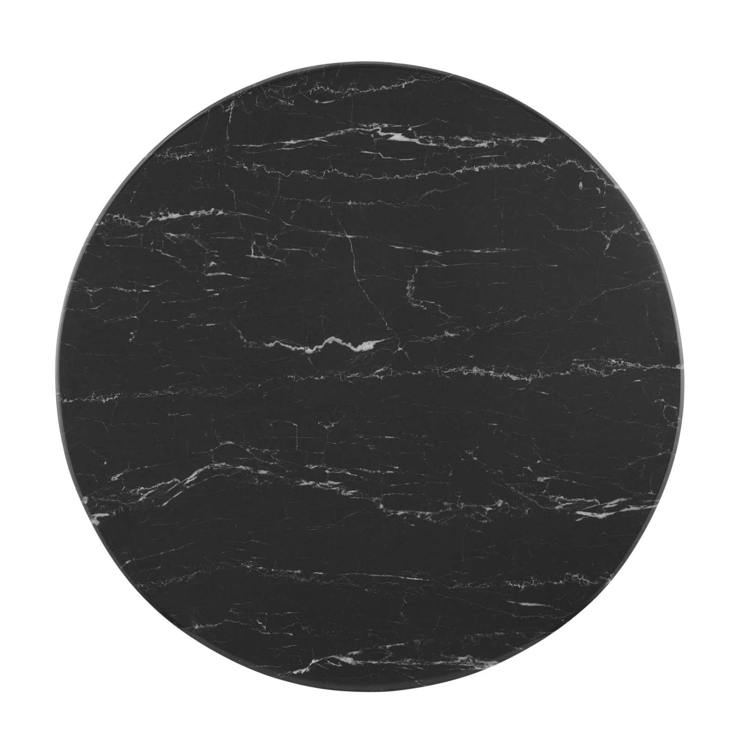 patio dining tables | CasaFoyer Tupelo 28 Dining Table | Modern Style | Elegant Organic Shape | Polished Gold Metal Base | Artificial Marble Top | Easy-to-Clean Finish | Non-Marking Ring | casafoyer.myshopify.com
