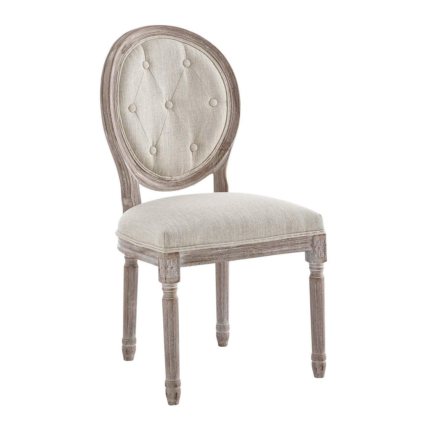 home office desk chairs | CasaFoyer Arise French Vintage Dining Accent Armchair | Fluted Wood Frame | Button Tufted Diamond Trim | Upholstered Fabric Seat | Set of 2 | casafoyer.myshopify.com