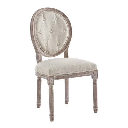 home office desk chairs | CasaFoyer Arise French Vintage Dining Accent Armchair | Fluted Wood Frame | Button Tufted Diamond Trim | Upholstered Fabric Seat | Set of 2 | casafoyer.myshopify.com