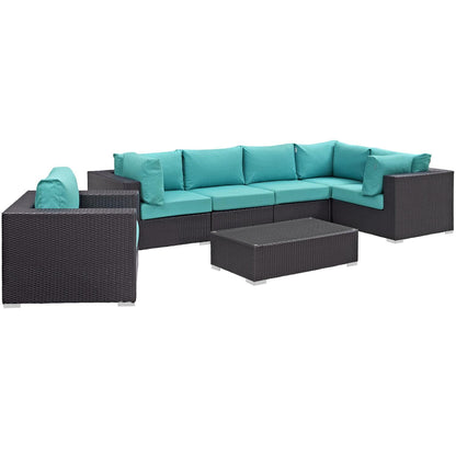 kitchen and dining room sets | CasaFoyer Convene Outdoor Sectional Set | Durable Rattan Weave | Weather-Resistant Cushions | Versatile & Spacious Patio Furniture | casafoyer.myshopify.com