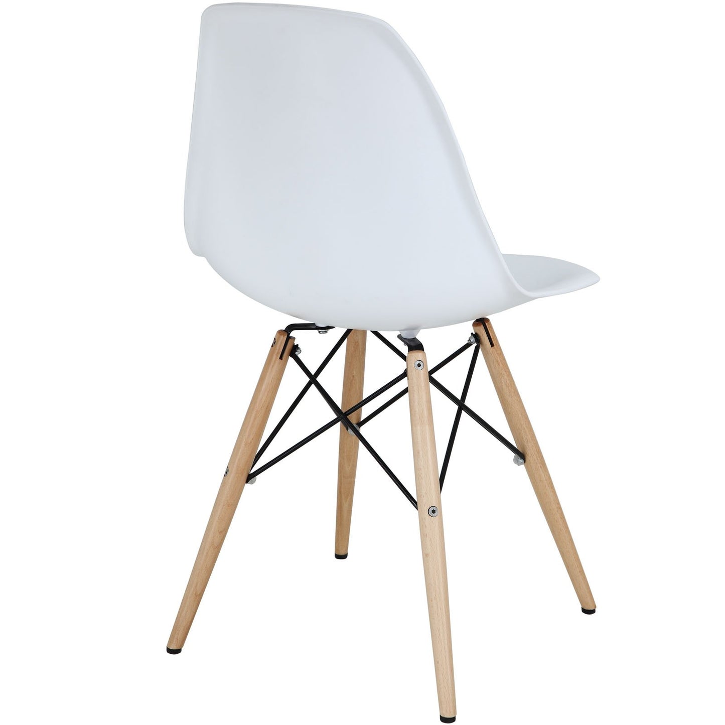 home office desk chairs | CasaFoyer Durable Molded Plastic Chairs | Flexible & Comfortable | Variety of Base Options | Ideal for Indoor/Outdoor Use | Enhance Home Decor | Set of 2 Wood Pyramid Side Chairs | casafoyer.myshopify.com