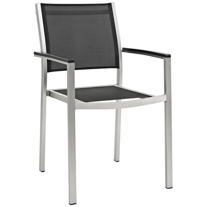 kitchen and dining room sets | CasaFoyer Shore Outdoor Patio Dining Furniture Set | Sturdy Aluminum Frame | Minimalist Design | 7 Piece Set | casafoyer.myshopify.com