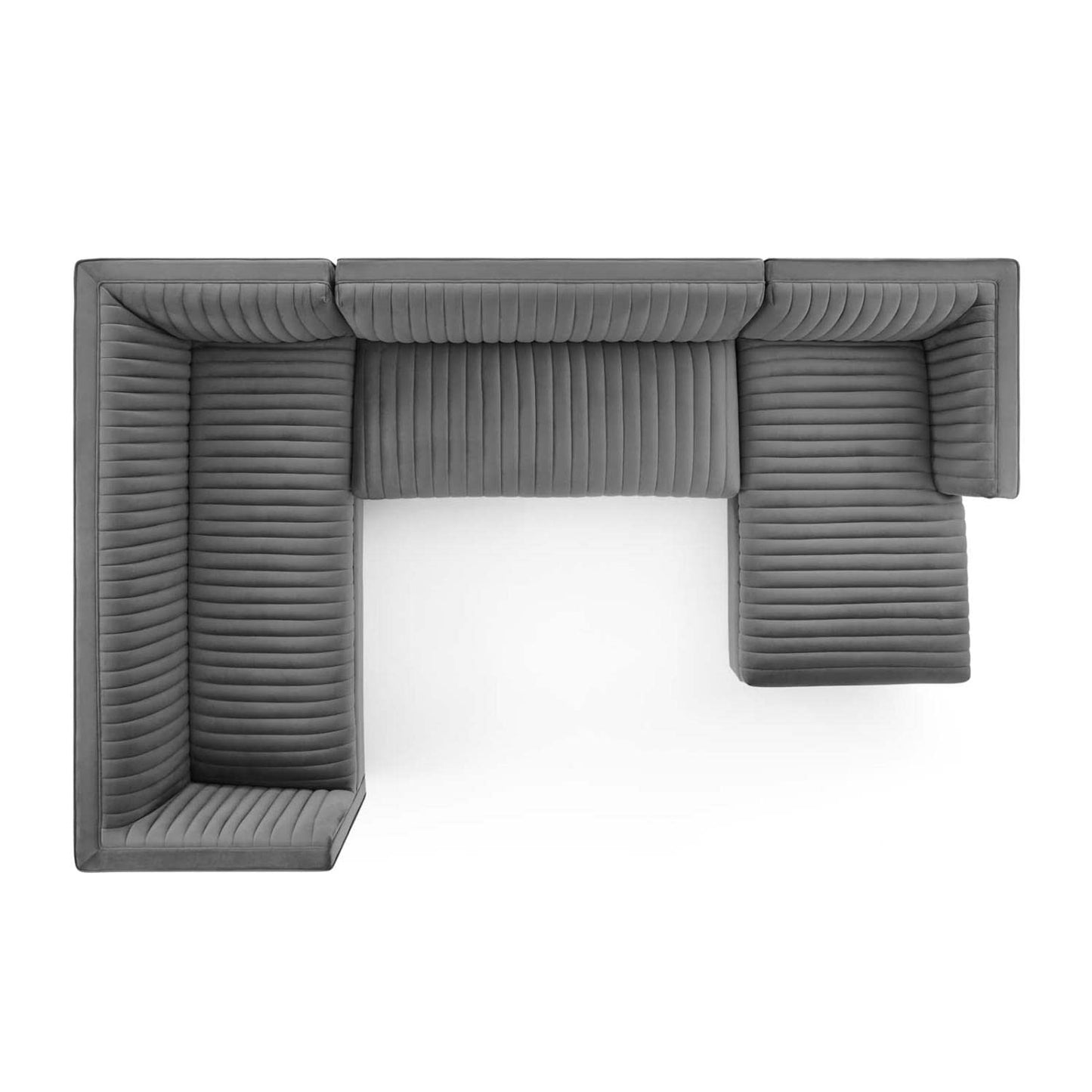 kitchen and dining room sets | CasaFoyer Sanguine Channel Tufted Velvet Sectional Sofa Collection | Glamorous Retro Modern Design | Stain-Resistant & Comfortable | Sturdy Construction | Gold Stainless Steel Base | 3 Piece Set | casafoyer.myshopify.com