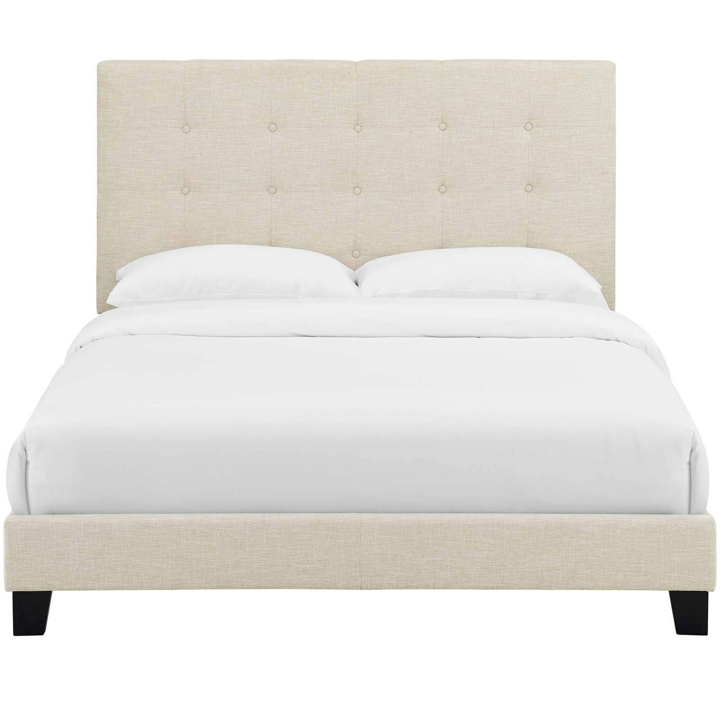 adjustable bed bases | CasaFoyer Melanie Queen Platform Bed | Sleek Design | Button Tufted | Polyester Upholstery | Wood Frame | No Box Spring Needed | 800 lbs Weight Capacity | casafoyer.myshopify.com