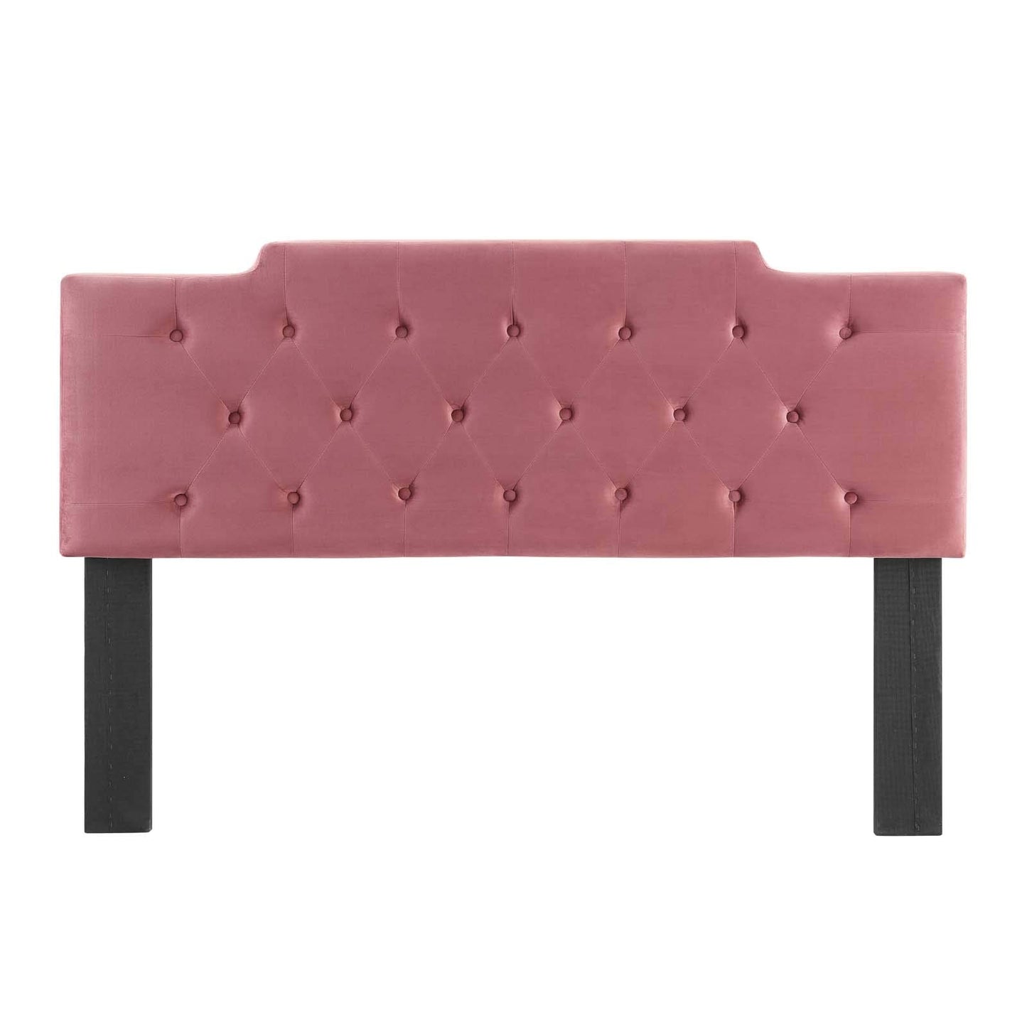 headboards | CasaFoyer Juliet Tufted Performance Velvet Full/Queen Headboard | Vintage Elegance | Diamond Button Tufting | Plush Padding | Dusty Rose | casafoyer.myshopify.com