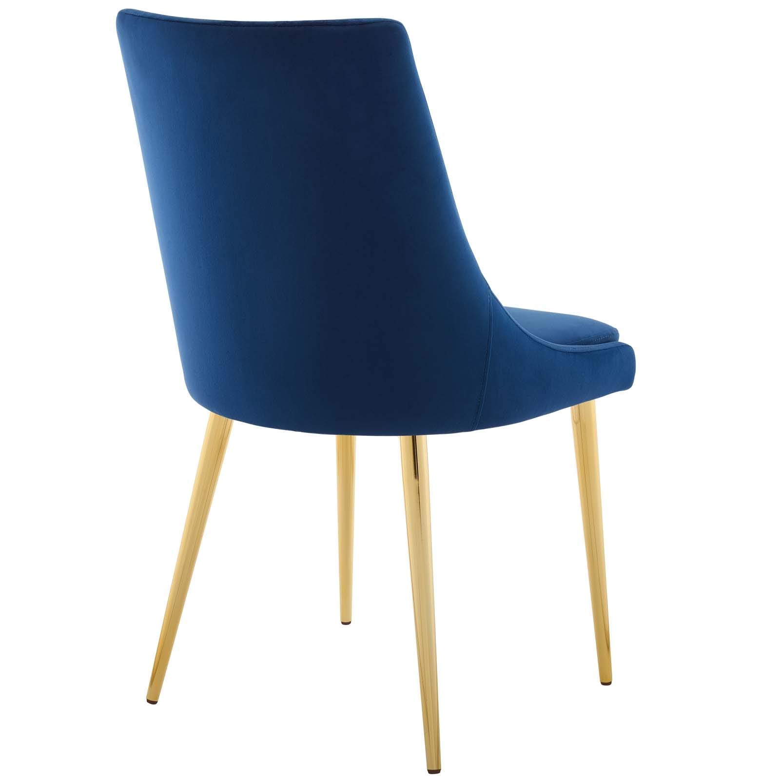 home office desk chairs | CasaFoyer Isle Dining Chair | Elegant, Comfortable, Stain-Resistant Velvet | Gold Stainless Steel Legs | Versatile Vintage Modern Style | Supports up to 300 lbs. | casafoyer.myshopify.com