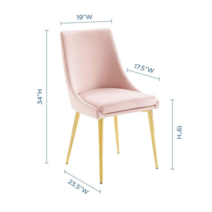 home office desk chairs | CasaFoyer Isle Dining Chair | Elegant, Stain-Resistant Velvet Upholstery | Gold Stainless Steel Legs | Versatile Vintage Modern Style | Supports up to 300 lbs. | casafoyer.myshopify.com