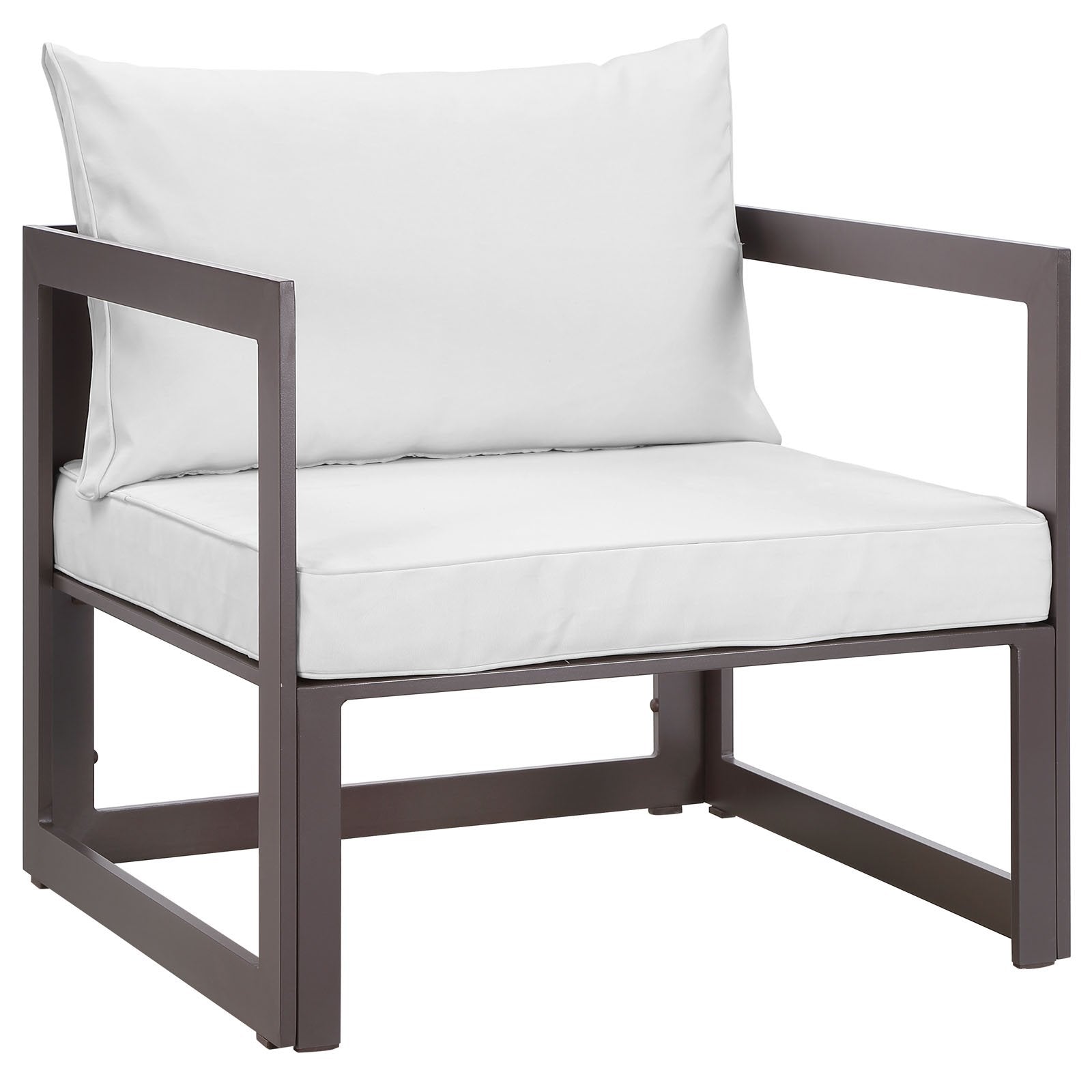 Patio Furniture Sets | Fortuna Outdoor Patio Arm Chair | Durable Aluminum | All-Weather Cushions | Modern Design | Ideal for Patios, Backyards, Poolside | casafoyer.myshopify.com