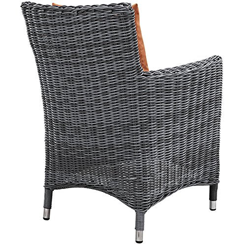 kitchen and dining room sets | CasaFoyer Summon Outdoor Patio Dining Table Set | 11-Piece Ultimate Outdoor Dining Set | Sunbrella Cushions | Two-Tone Rattan Weave | Powder-Coated Aluminum Frame | Modern Design | casafoyer.myshopify.com